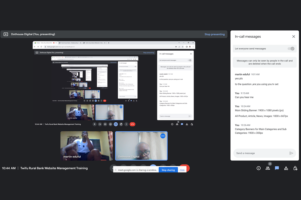 Website Management Training